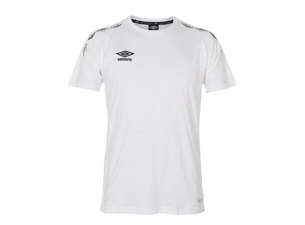 UMBRO UX-1 Trn Tee Jr Vit/Svart 116 Tränings t-shirt 